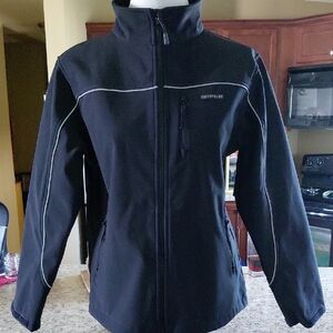 Caterpillar Men's Black and Gray Performance Jacket